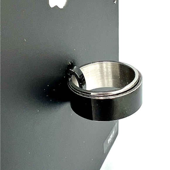 He Rocks Steel Ring Size 9 - Picture 2 of 5